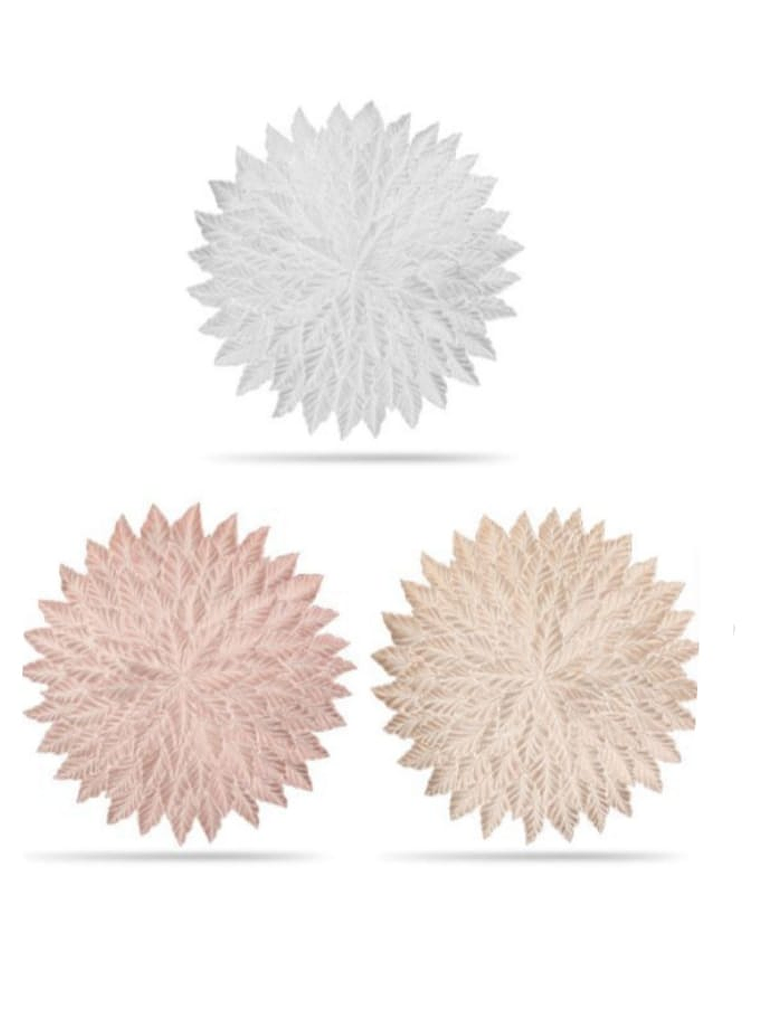 Set de 2 Individuales de Pvc, Modelo de Hojas. 4