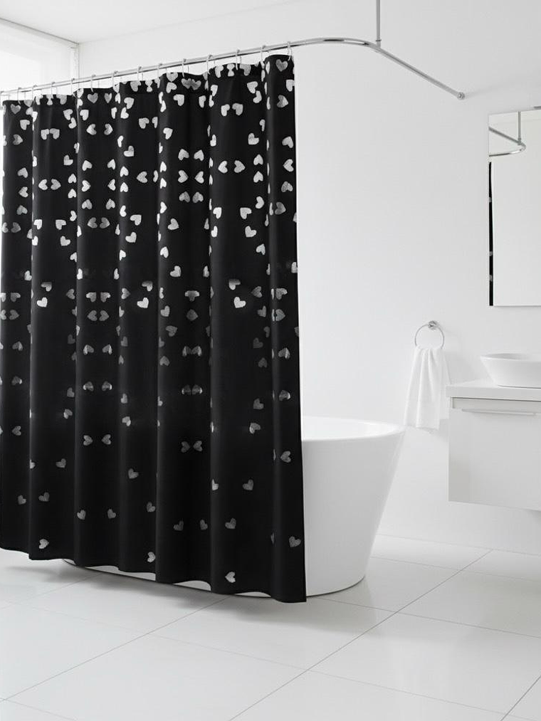 Cortina de Ducha, Peva, Modelo de Corazones 5