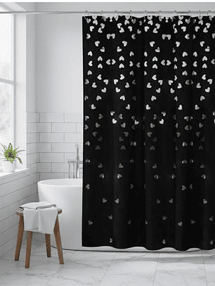 Cortina de Ducha, Peva, Modelo de Corazones