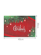 Pack De 4 Individuales Rectangular Navidad Homey 45x30cm - Miniatura 3