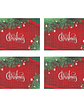Pack De 4 Individuales Rectangular Navidad Homey 45x30cm - Miniatura 2