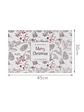 Pack De 4 Individuales Rectangular Navidad Homey 45x30cm - Miniatura 3