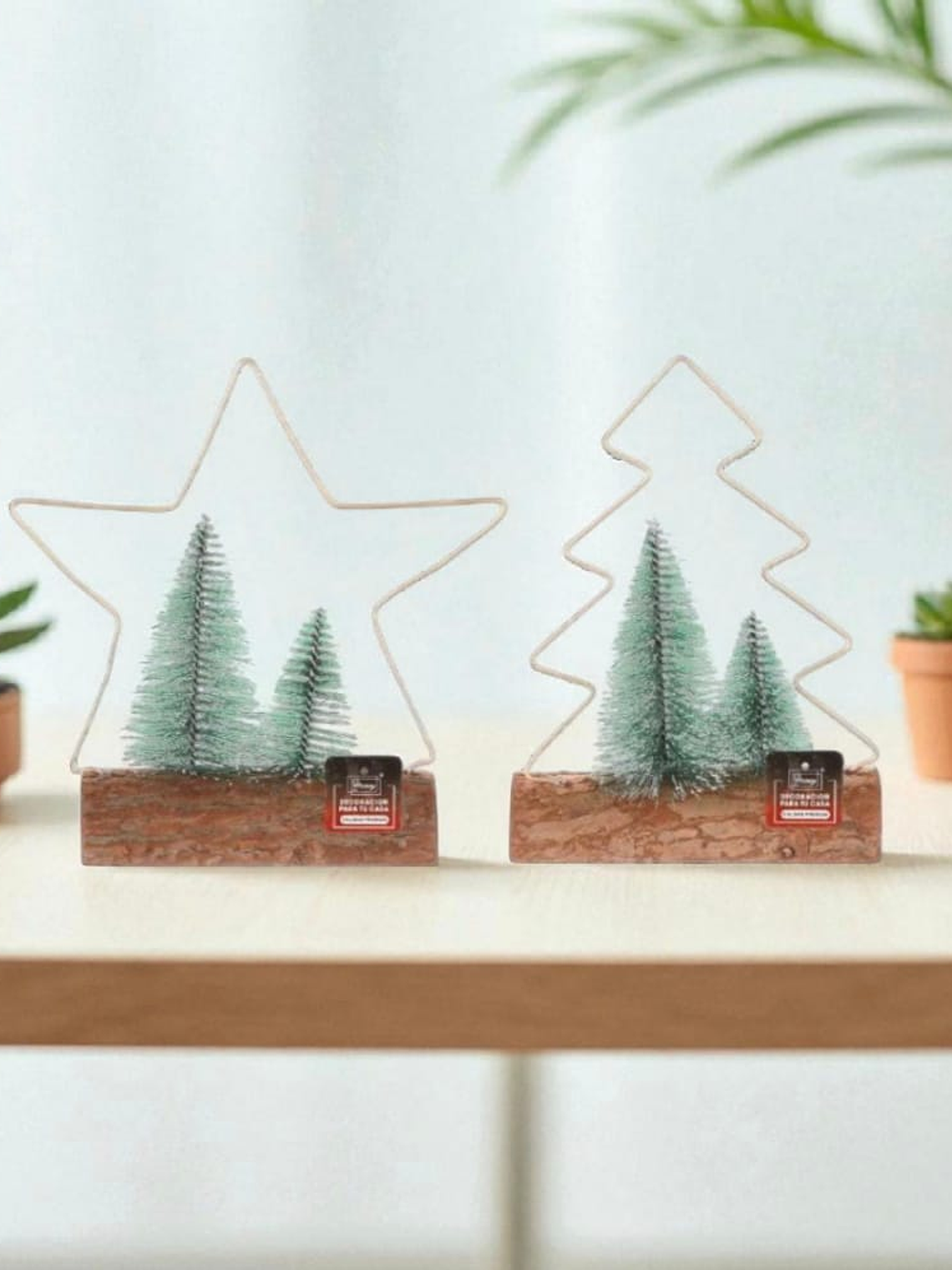 Set De 2 Decoraciones De Navidad Para El Hogar Elegante 1