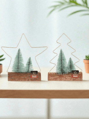 Set De 2 Decoraciones De Navidad Para El Hogar Elegante
