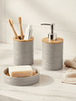 Kit De Accesorios Para Baño, Set De Baño 3 Unidades, Gris. - Miniatura 3