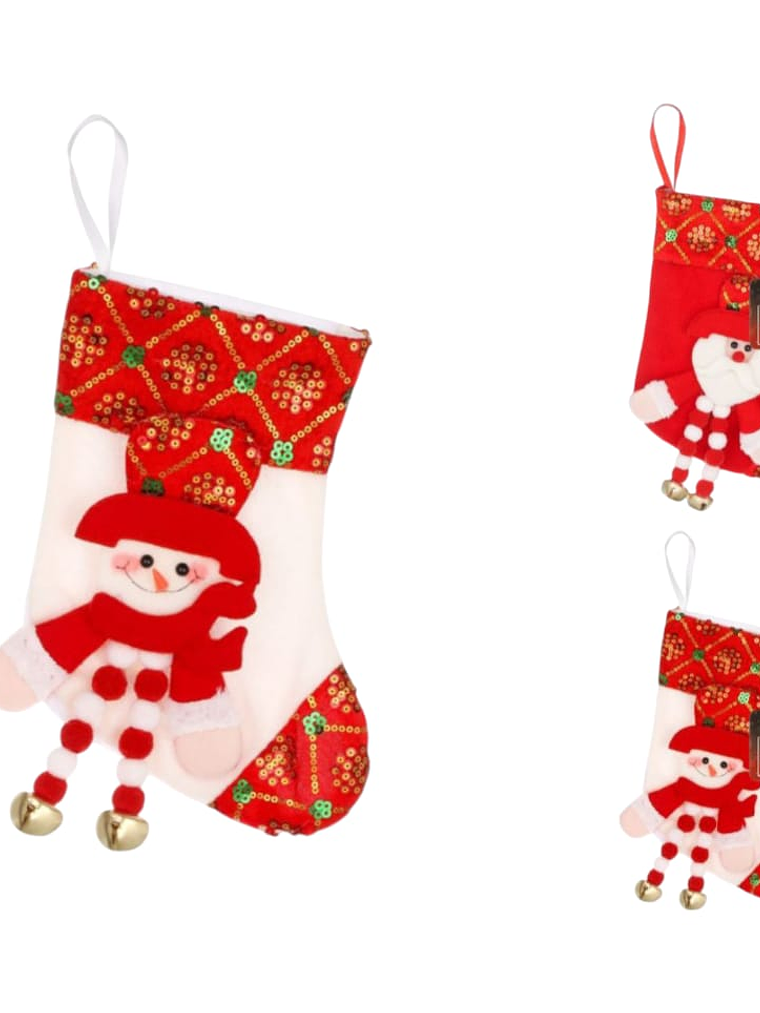 Pack De 2 Botas De Navidad Para Decoración 24x18cm 2