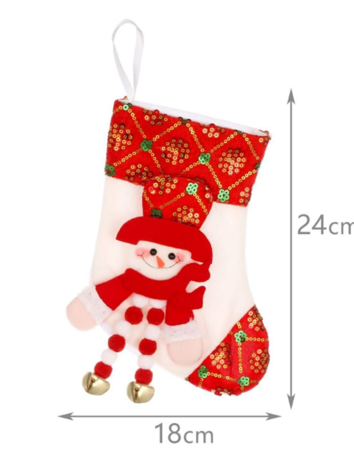 Pack De 2 Botas De Navidad Para Decoración 24x18cm 3
