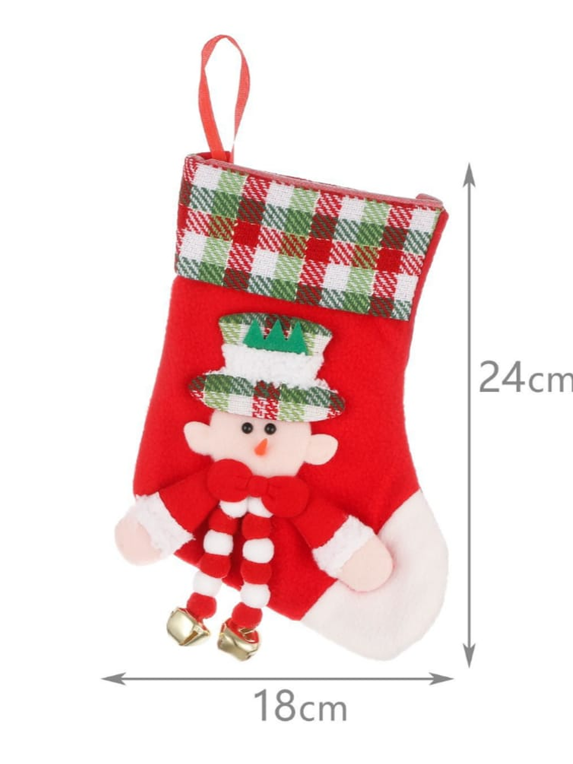 Pack De 2 Botas De Navidad Para Decoración 24x18cm 2