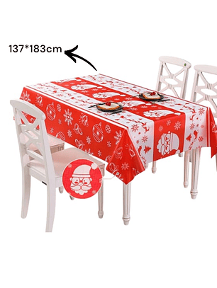 Mantel Rectangular Antimanchas de Plastico 183x137cm