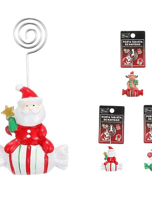 Pack De 3 Soportes De Tarjetas De Navidad, Modelos Variados.