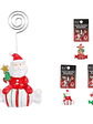 Pack De 3 Soportes De Tarjetas De Navidad, Modelos Variados. - Miniatura 1