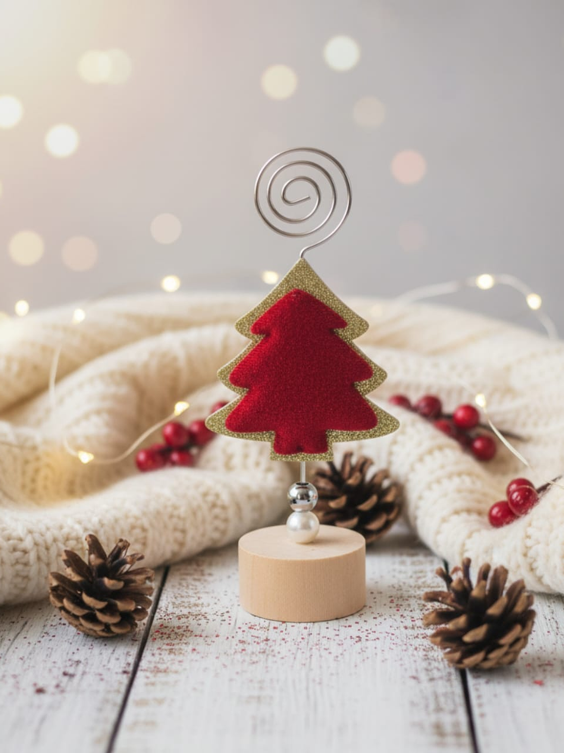 Pack De 4 Soportes Para Tarjetas De Navidad 2