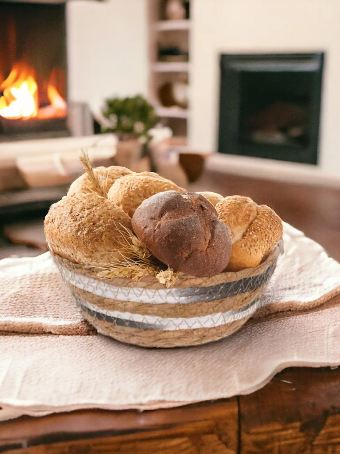 Cesto De Fibra Natural 5