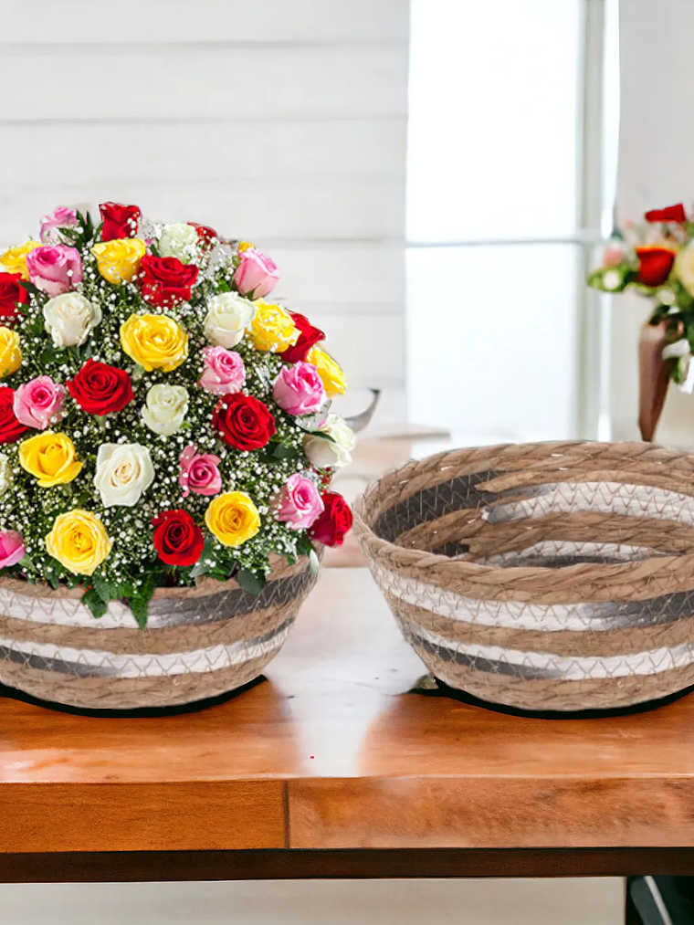 Cesto De Fibra Natural 7