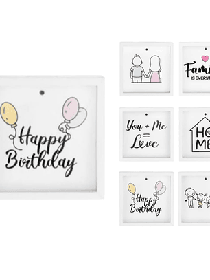 Alcancía Decorativa Homey Para Ahorro,diseño Cuadro