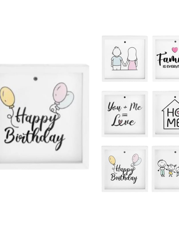 Alcancía Decorativa Homey Para Ahorro,diseño Cuadro 1