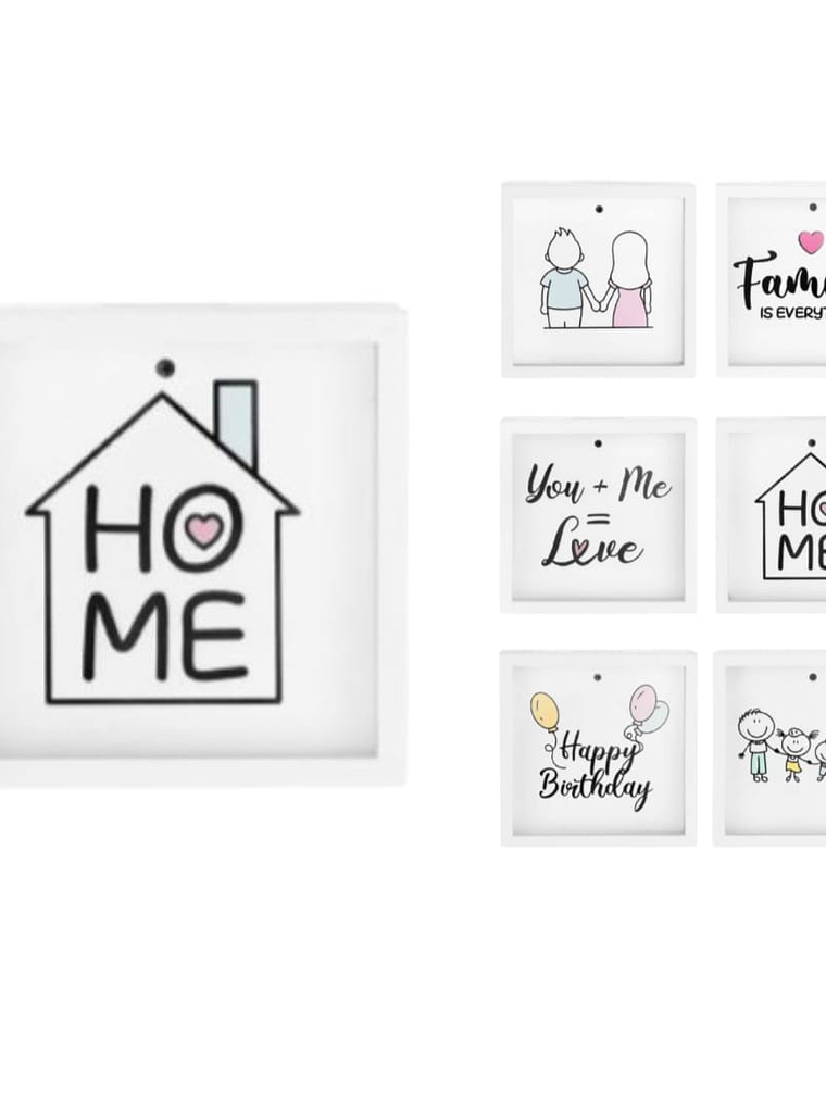 Alcancía Decorativa Homey Para Ahorro,diseño Cuadro 5