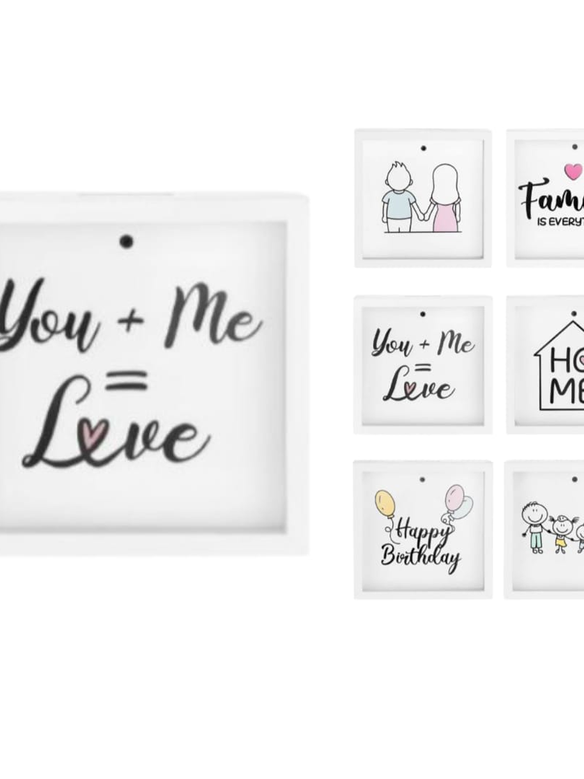 Alcancía Decorativa Homey Para Ahorro,diseño Cuadro 4