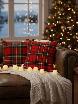 Fundas De Cojin, Diseño Navidad Pack 4 Variados