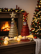 Set De 2 Arbol De Navidad Decorativos Homey Adorno De Mesa 15x4cm - Miniatura 1