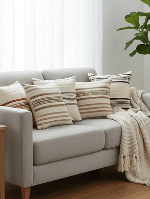 Fundas De Cojín Homey Decoracion para el Hogar 45x45cm 1 Unidad