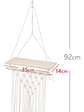 Colgador Decorativo De Macrame 92x35cm - Miniatura 6