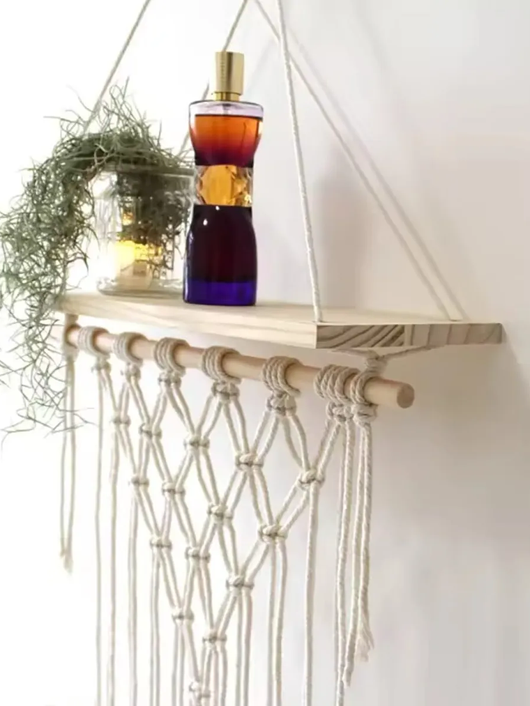 Colgador Decorativo De Macrame 92x35cm 5