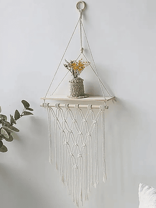 Colgador Decorativo De Macrame 92x35cm