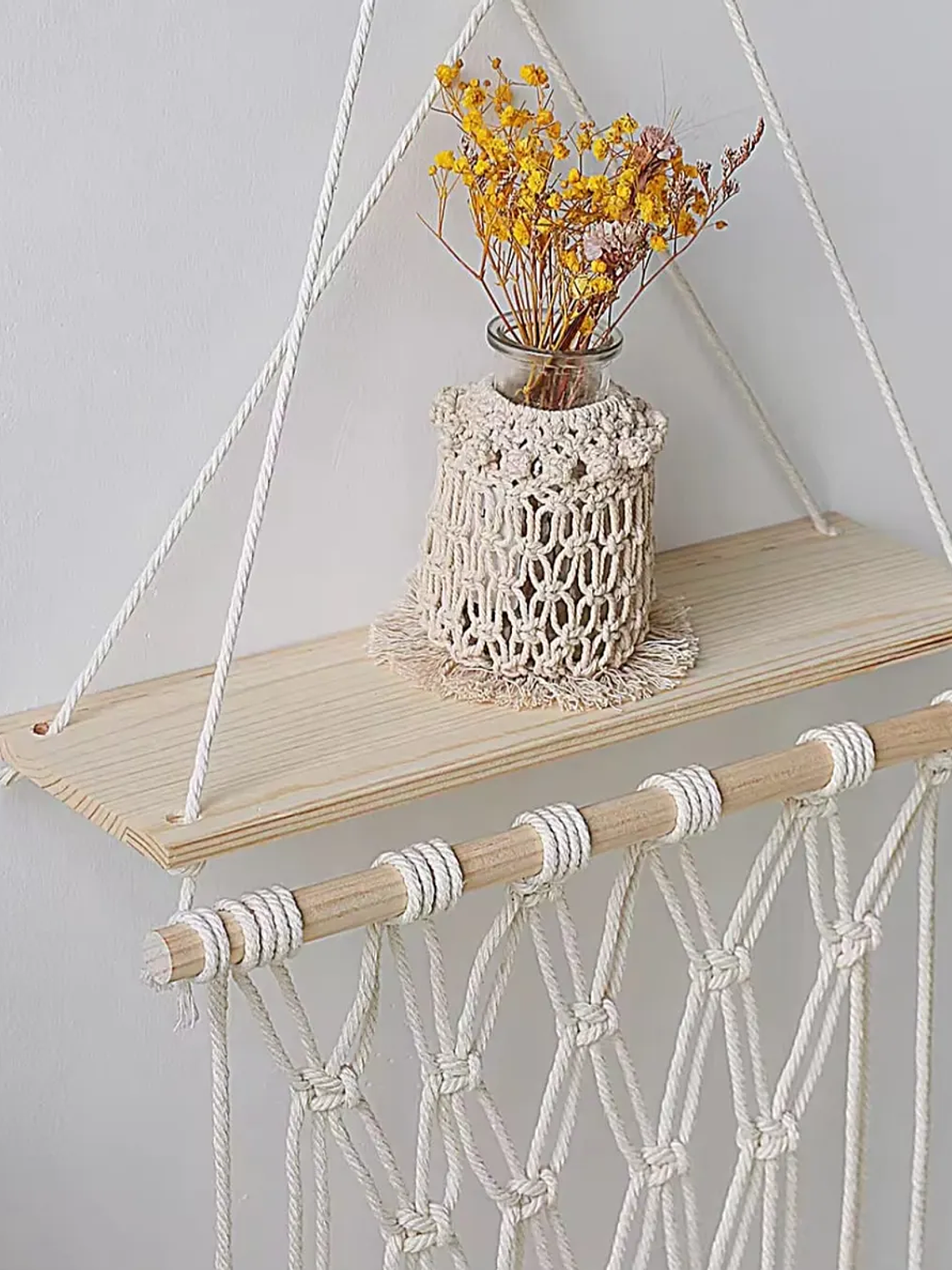 Colgador Decorativo De Macrame 92x35cm 2