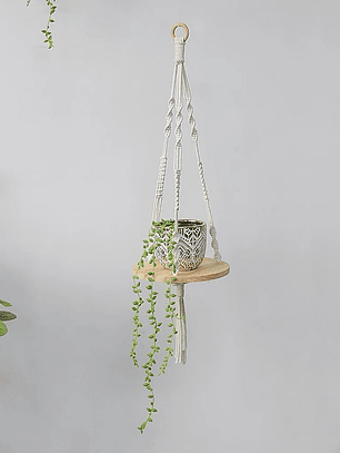 Colgador Decorativo De Macrame 75x25cm