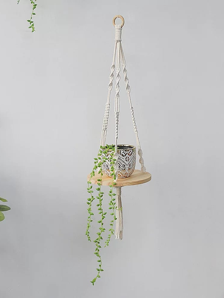 Colgador Decorativo De Macrame 75x25cm 1