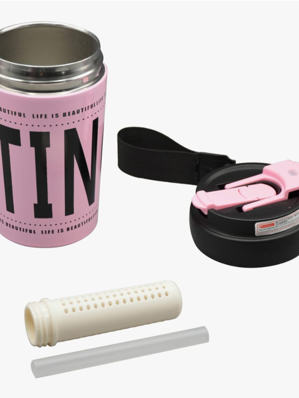 Vaso Termico Con Filtro y Doble Boquilla 400ml 3