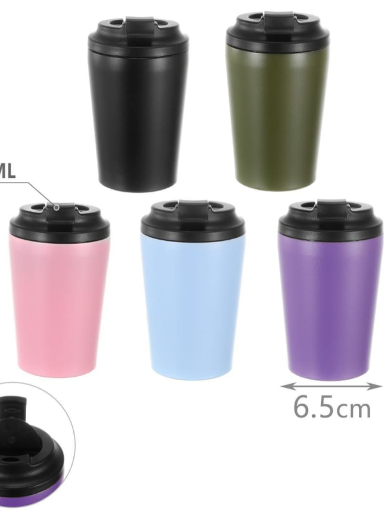 Vaso Termico Antiderrames Colores Mate 420ml 4