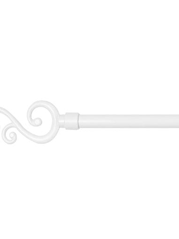 Barra De Cortina Blanca de Rama Extensible 70-120 Cm 1