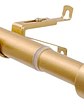 Barra De Cortina, Extensible Dorada 80-200, Con 3 Soportes. - Miniatura 2