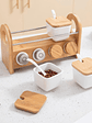 Organizador de Especias en Bambu y Ceramica  - Miniatura 3