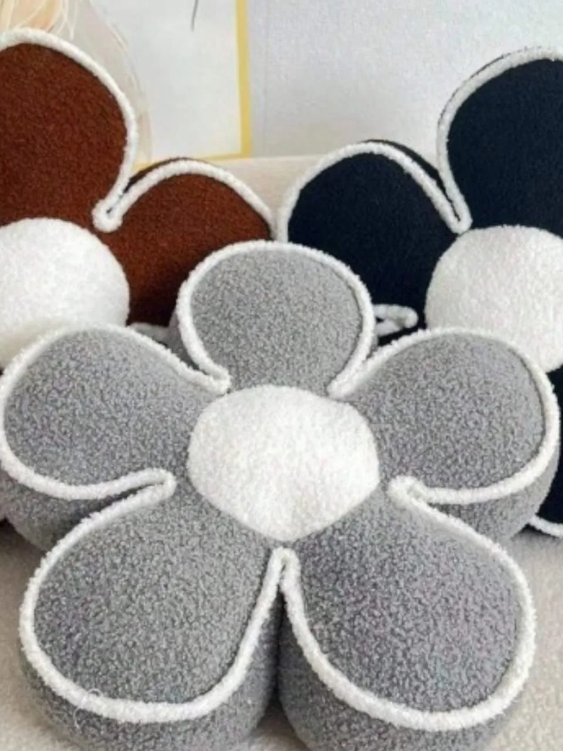 Cojin De Flor, Colores gris 5