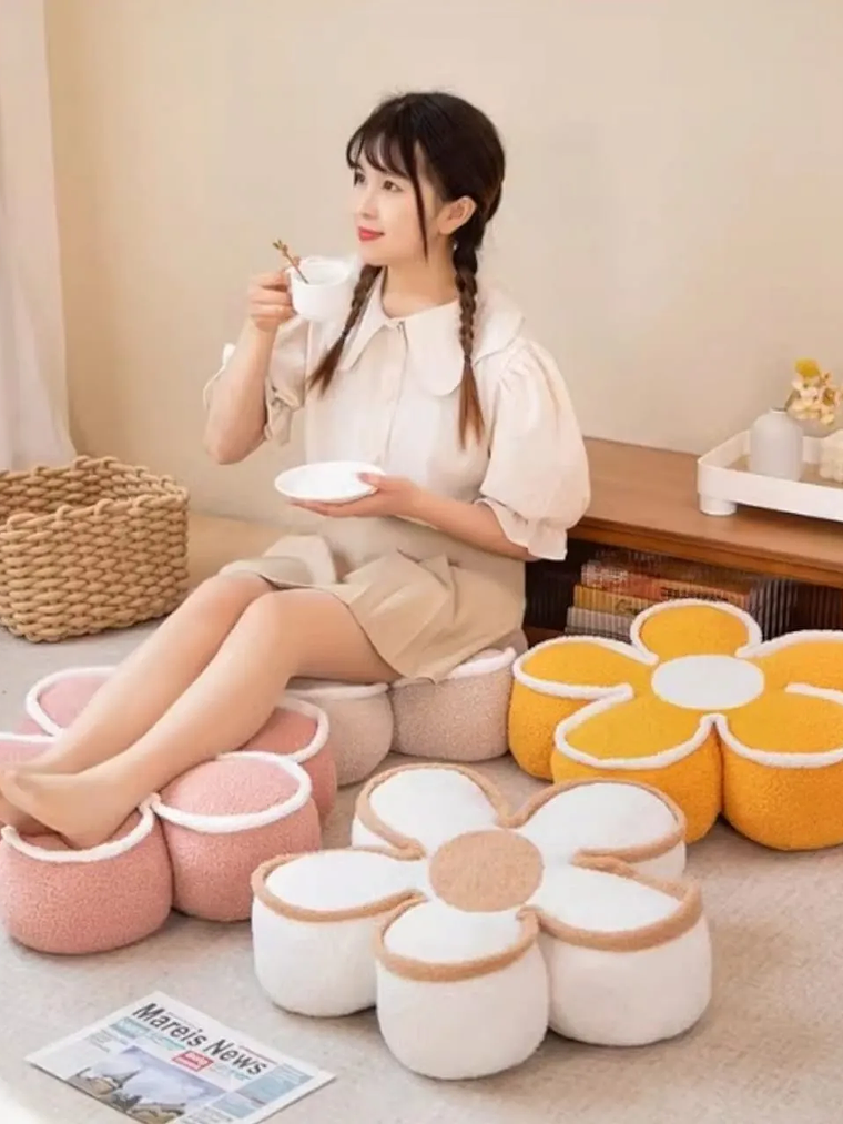 Cojin De Flor, Colores Amarillo 3