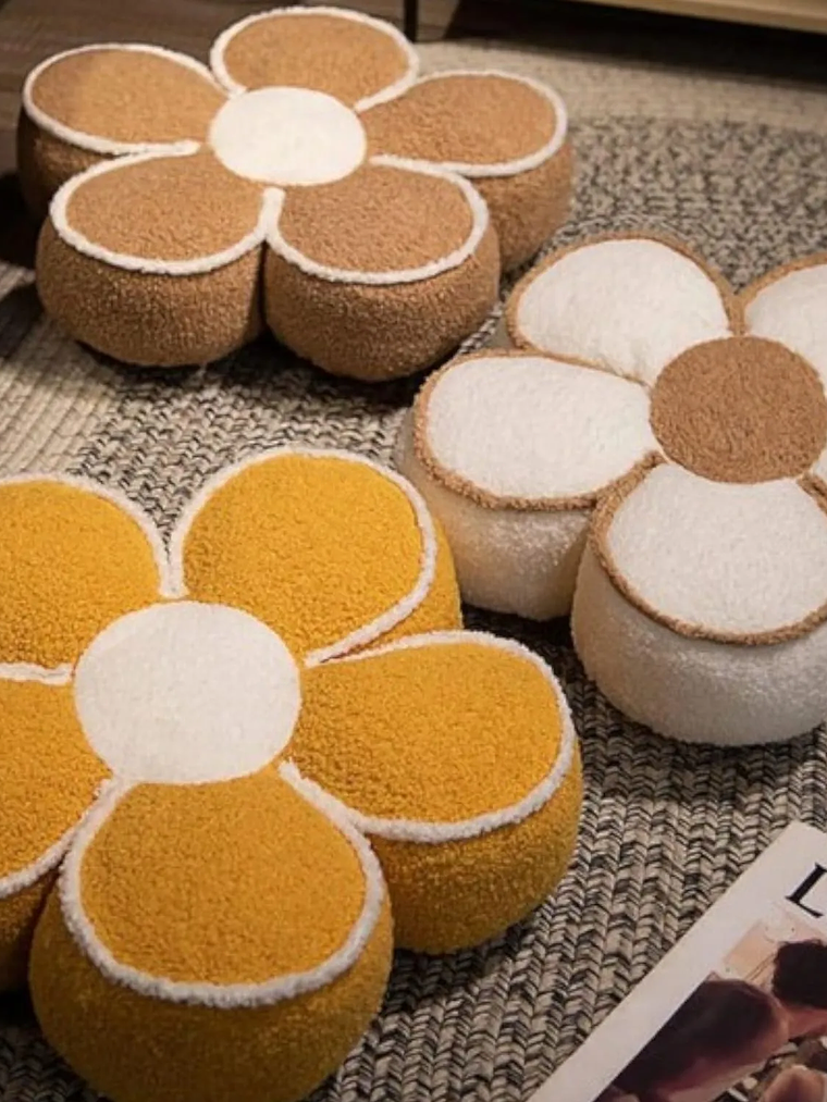 Cojin De Flor, Colores Amarillo 5