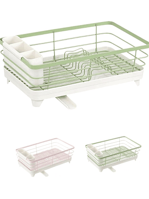 Escurridor De Loza Resistente En Hierro Forjado 39x23x13.8cm