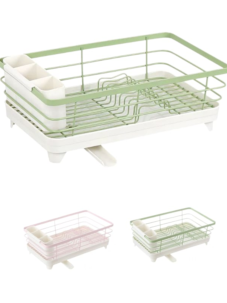 Escurridor De Loza Resistente En Hierro Forjado 39x23x13.8cm 1