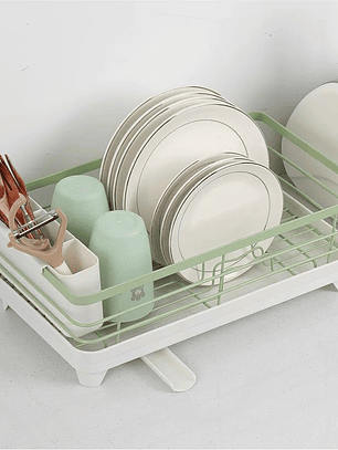 Escurridor De Loza Resistente En Hierro Forjado 39x23x13.8cm