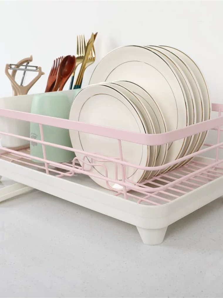 Escurridor De Loza Resistente En Hierro Forjado 39x23x13.8cm 3