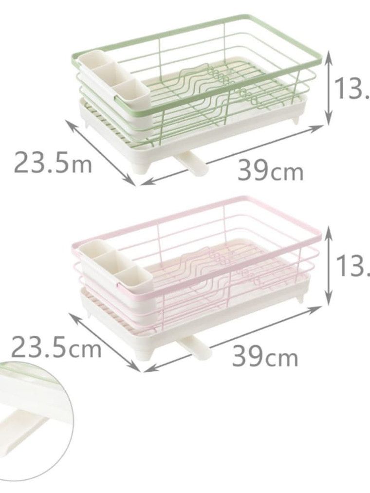 Escurridor De Loza Resistente En Hierro Forjado 39x23x13.8cm 5