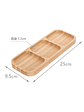Tabla Bambu De Aperitivo De 3 Divisiones 25x9.5cm - Miniatura 2