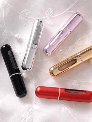 2 Botellas Recargables De Perfume 5ml Colores Variados