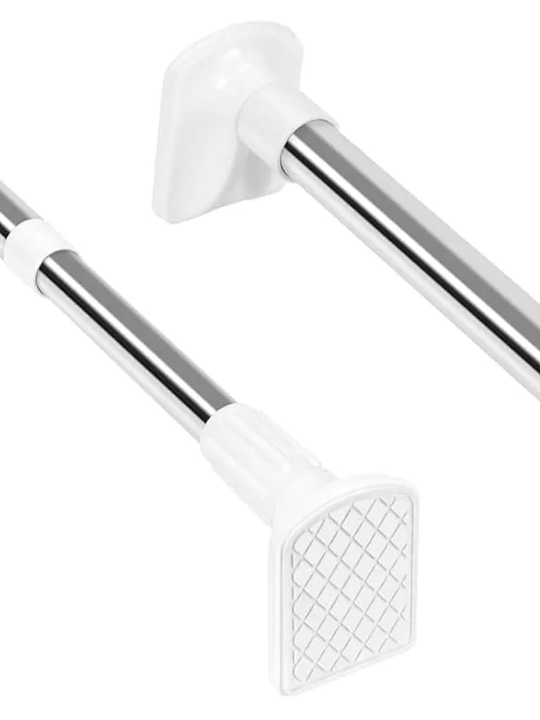 Barra Cortina De Baño Extensible 85-150cm Acero Inoxidable 3