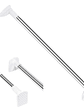 Barra Cortina De Baño Extensible 135-250cm Acero Inoxidable - Miniatura 1