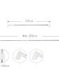 Barra Cortina De Baño Extensible 135-250cm Acero Inoxidable - Miniatura 3