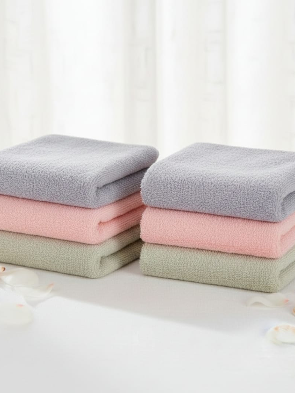 Toallas De Algodon 34x74cm Adsorbentes Colores Variados 2
